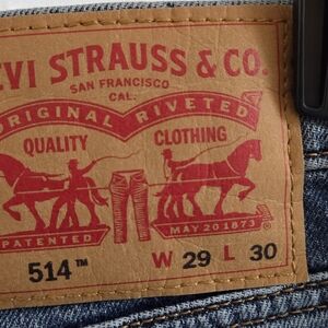 Levi's Slim Straight Blue Jeans